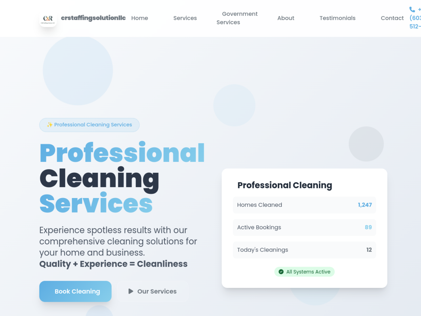 CR Staffing Solution LLC